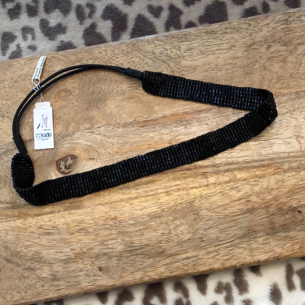 2011 77kids Black Bead Headband One Size
